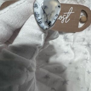 Dendritic Opal Ring